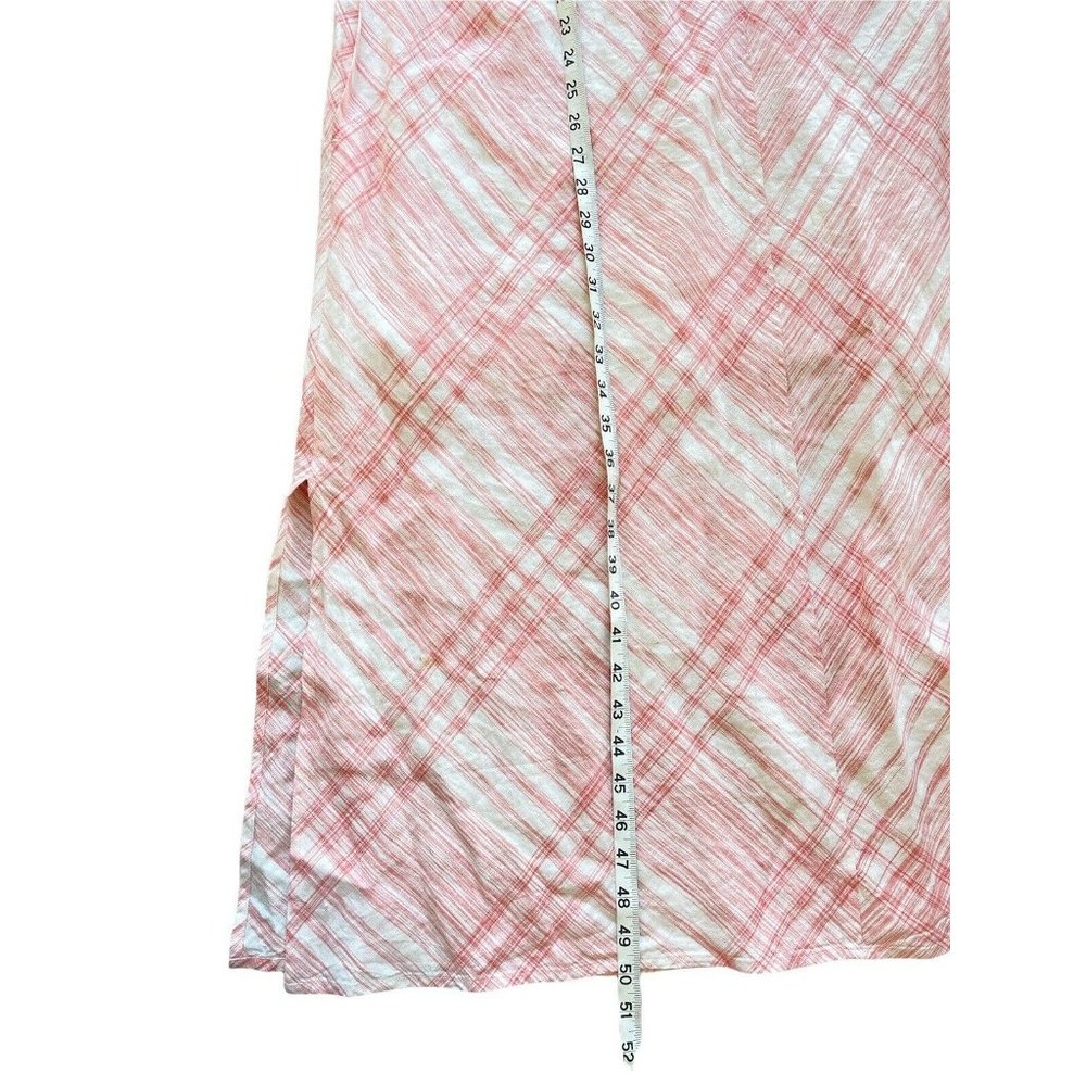 J Jill Love Linen Plaid Maxi Dress - Picture 10 of 11